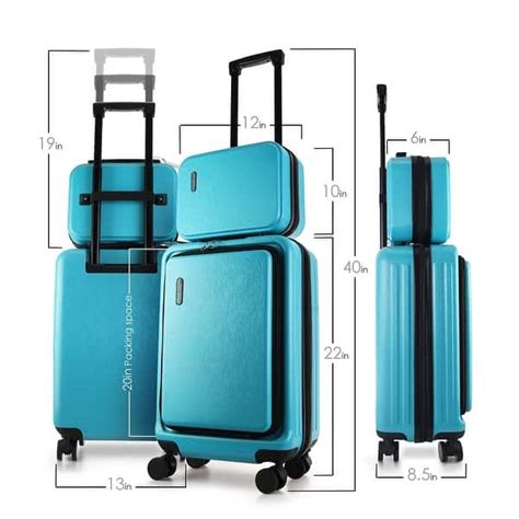 TravelArim Airline Approved Durable Carry-On Luggage 22x14x9 ...