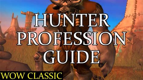 WoW Classic - Hunter profession guide - YouTube