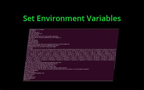 How to Set Environment Variables in Linux