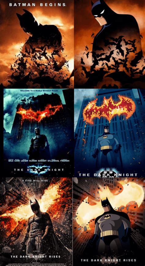 The Dark Knight Trilogy Posters in Batman Animated Series style. By ...