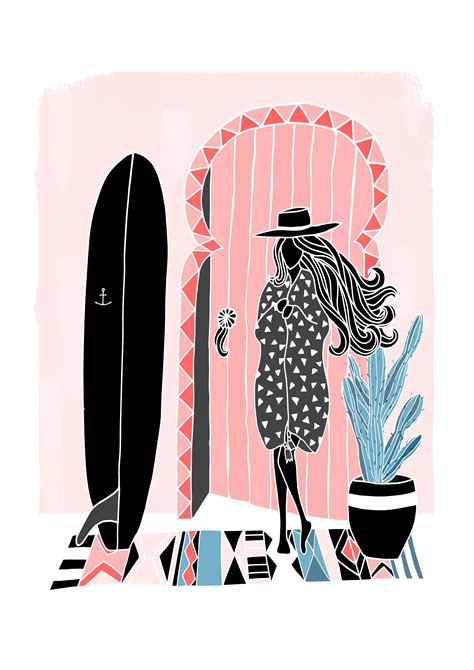 Pin by Cody Painter on Surfart | Retro surf art, Surf drawing, Surf art