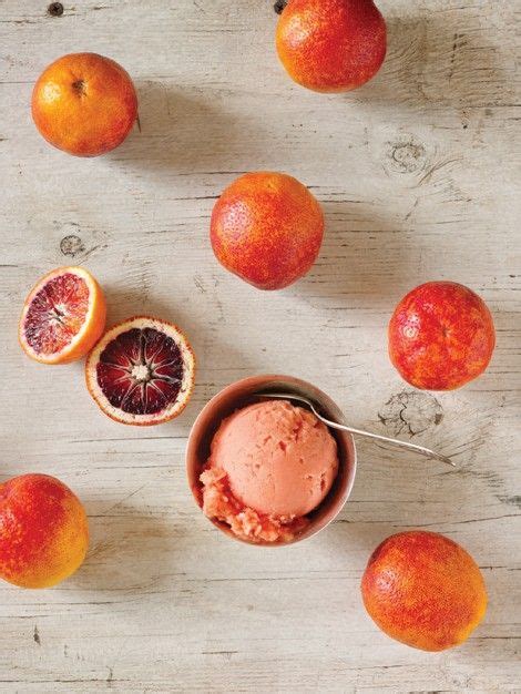 Orange Sorbet. | Food, Eat, Ice cream