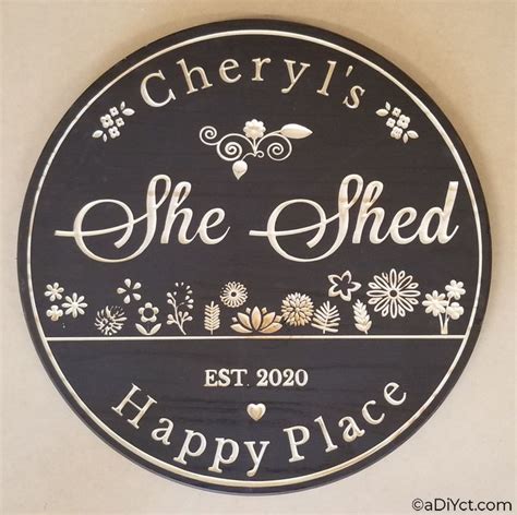 She Shed Personalized Wood Sign | Etsy | She shed, She shed signs, Shed signs