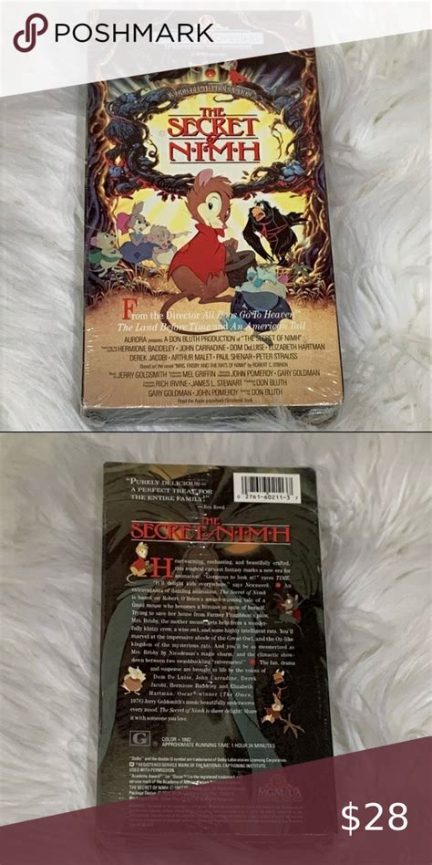 The Secret of Nimh 80s classic VHS | The secret of nimh, Nimh, Vhs