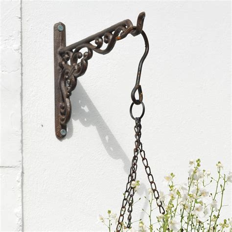 Buy Cast iron hanging basket bracket: Delivery by Waitrose Garden