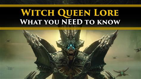 Destiny 2 Lore - The basic story and lore you absolutely need to know before Playing Witch Queen ...