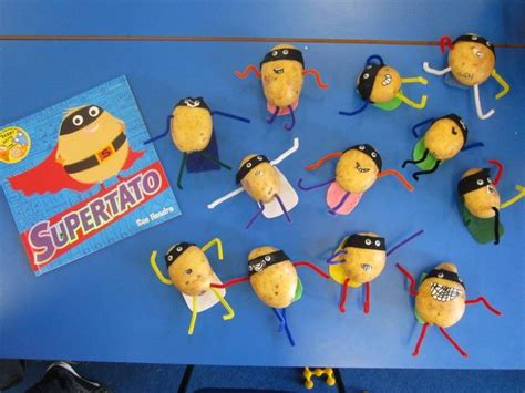 Supertato, Super hero activities, Superhero crafts