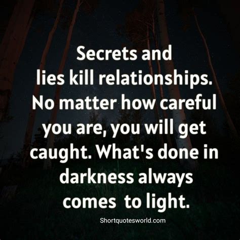 Remove Secrets and Lies from Your Relationship | Secrets and lies, Truth and lies quotes, Lies ...