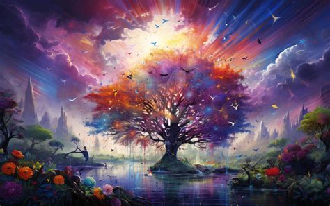 Colourful Magical Nature Painting by DeadTime21 on DeviantArt