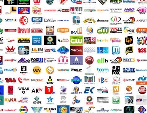 Massive collection of TV channel logos