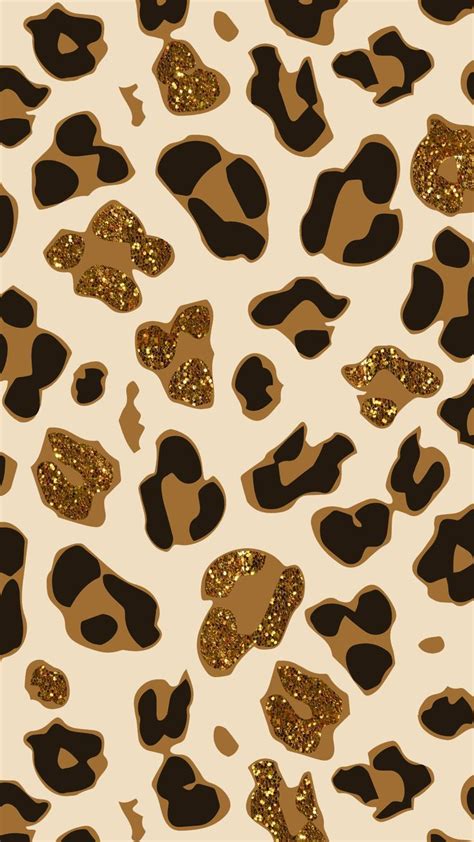 Glitter Cheetah Print Background - 736x1308 - Download HD Wallpaper ...