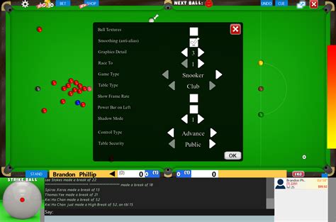 Flash Snooker Game by stratician256