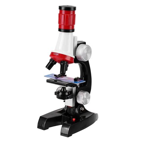 1200X Magnification Microscope Kids Children Educational Toy Home School Science Teaching ...