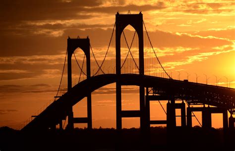 Newport Bridge Sunset Free Photo Download | FreeImages