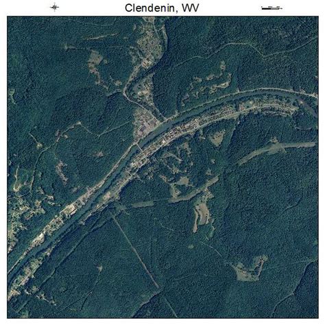 Aerial Photography Map of Clendenin, WV West Virginia