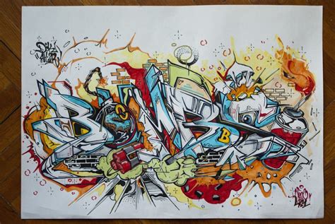 20 Awesome Graffiti Sketches: the Art of Graffiti Sketching