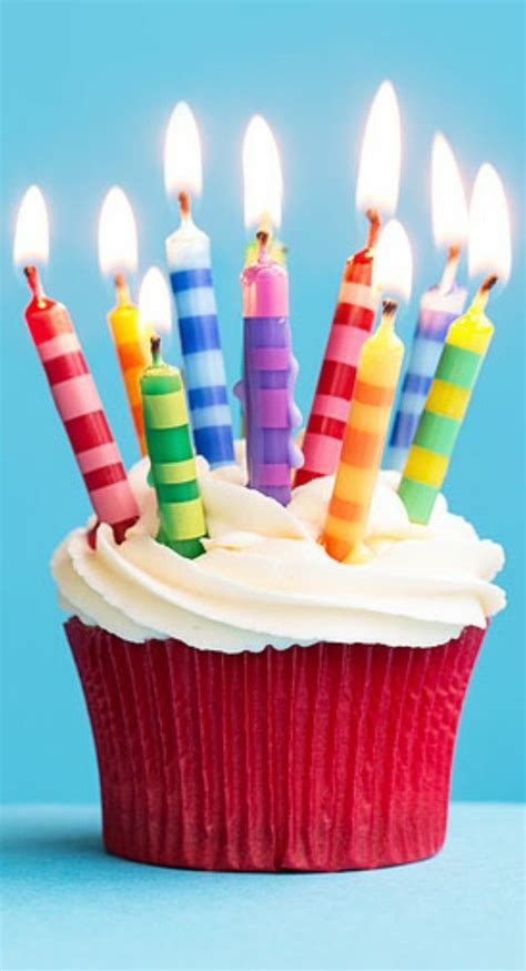 Happy Birthday cupcake candles | Happy birthday candles, Happy birthday cupcakes, Happy birthday ...