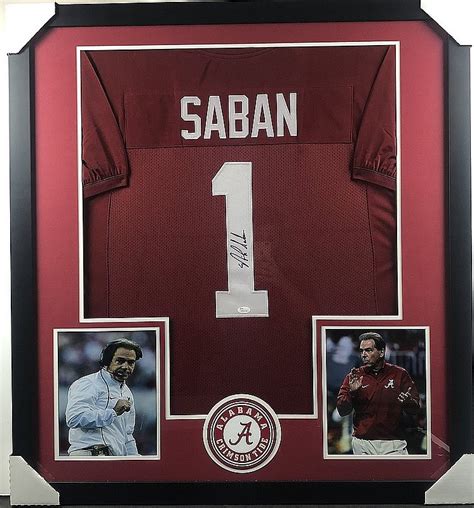 Nick Saban | Autographed Football Memorabilia & NCAA Merchandise