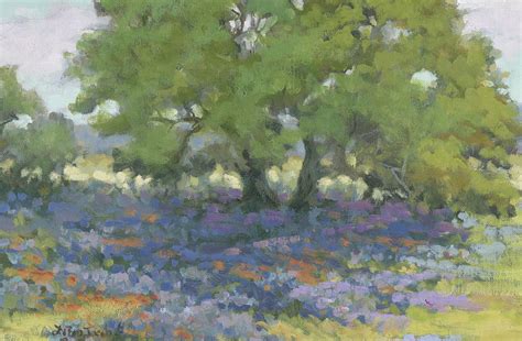 Bluebonnet Spring Painting by DeBob Jacob - Fine Art America