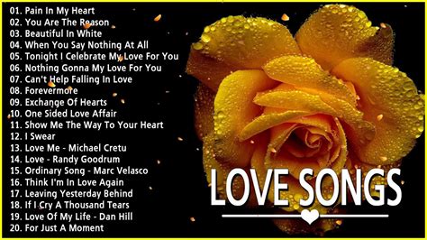 The Best English Love Songs Collection - Top 100 Beautiful Love Songs Nonstop Love - YouTube