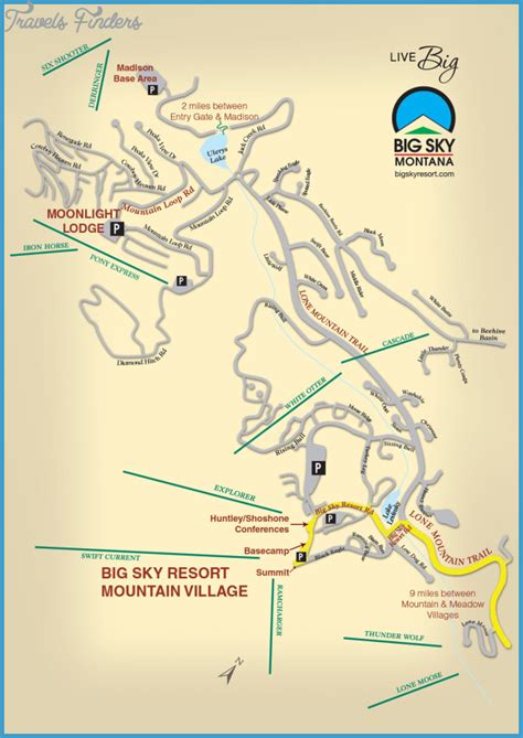 Big Sky Country: A Comprehensive Guide To The Big Sky, Montana Map ...