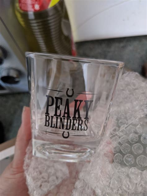 Got a Peaky Blinders whiskey glass today and it's beautiful : r/PeakyBlinders