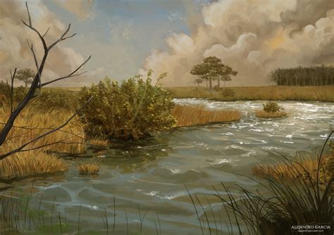 ArtStation - Marsh landscape