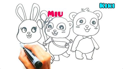 BABYBUS CHARACTER, KIKI,MIU & FRIENDS |DRAWING , COLORING & PAINTING FOR KIDS |Kids Art World(RF ...