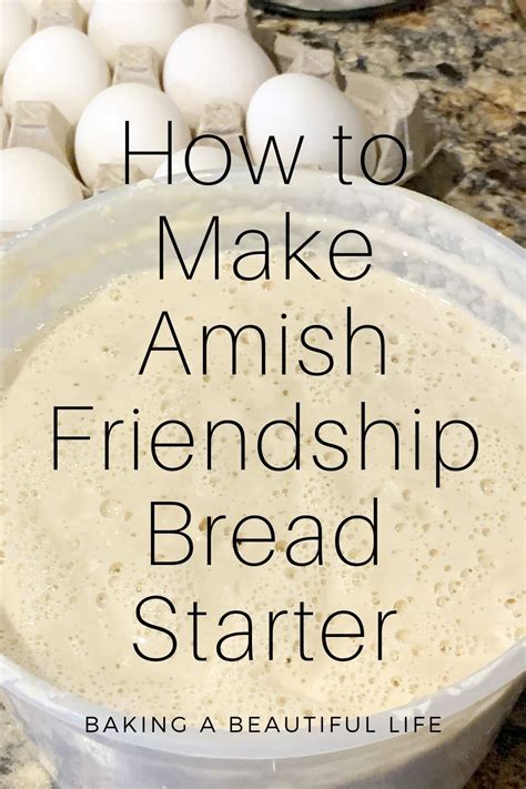 How to Make your Own Amish Friendship Bread Starter - Amy Marie ...