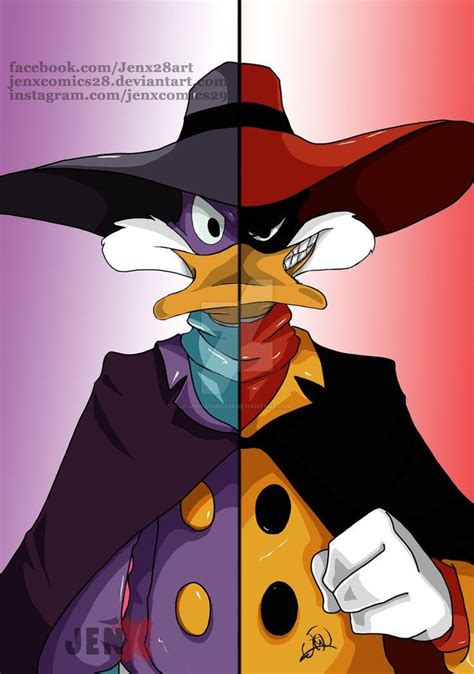 Darkwing and Negaduck | Duck cartoon, Disney duck, Disney cartoons
