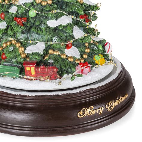 Best Choice Products PreLit Tabletop Rotating Musical Christmas Tree Festive … | Rotating ...