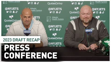 2023 Jets Draft Recap Press Conference