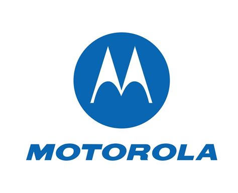 Motorola Brand Logo Phone Symbol With Name Blue Design Usa Mobile ...