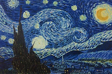 Van Gogh Starry Night Original Painting