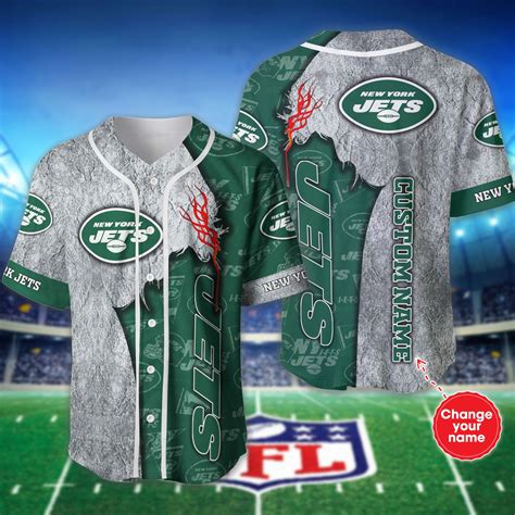 Personalized New York Jets Baseball jersey shirt for fans -Jack sport shop