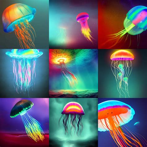 Deep Sea Rainbow Jellyfish