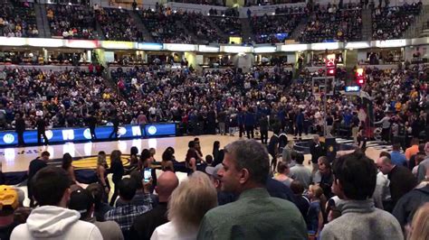 Indiana Pacers Starting Lineup Introductions (April 5, 2018) - YouTube