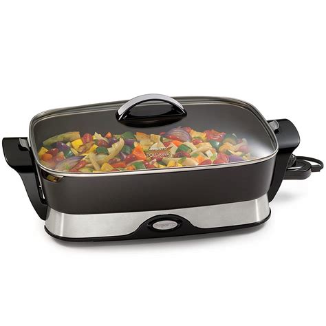 Amazon.com: Presto 06857 16-inch Electric Foldaway Skillet, Black ...