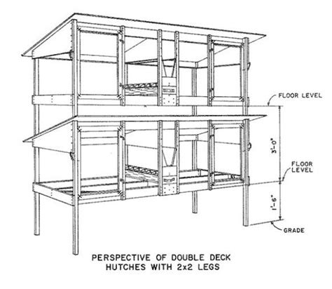 50 Free DIY Rabbit Hutch Plans & Ideas to Get You Started Keeping ...