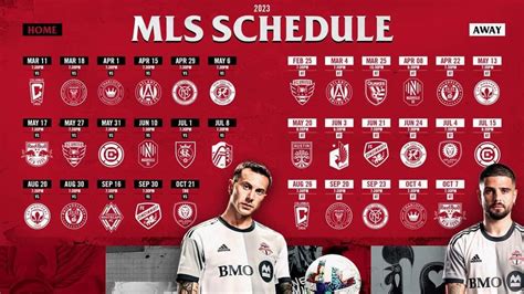 Toronto FC 2023 Schedule Announced : r/tfc