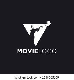 Action Movie Logo Concept Stock Vector (Royalty Free) 1339265189 ...