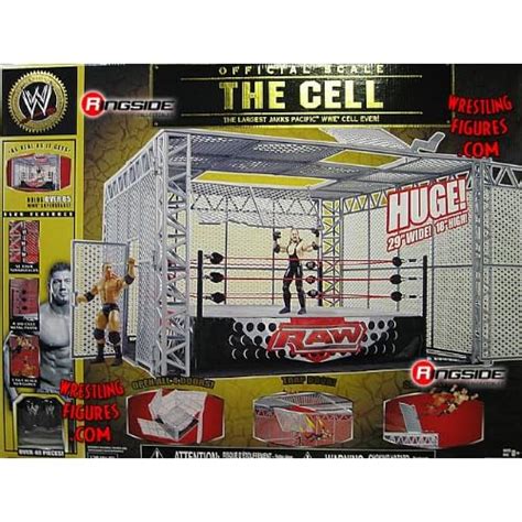 Amazon.com: HELL IN A CELL - WWE REAL SCALE TOY WRESTLING RING