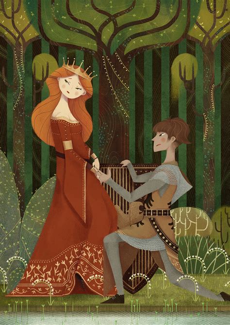 Guinevere and Lancelot, a tale :: Behance