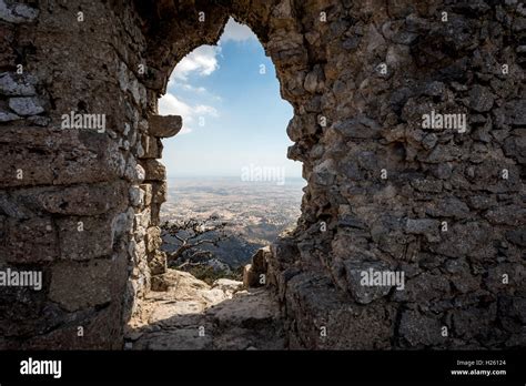 Kantara Castle in northern Cyprus Stock Photo - Alamy