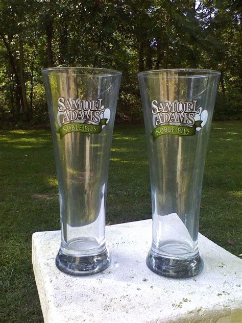 SAMUEL SAM ADAMS NOBLE PILS "Brewed with All 5 Noble Hops" Pilsner Beer Glass | Beer glasses ...