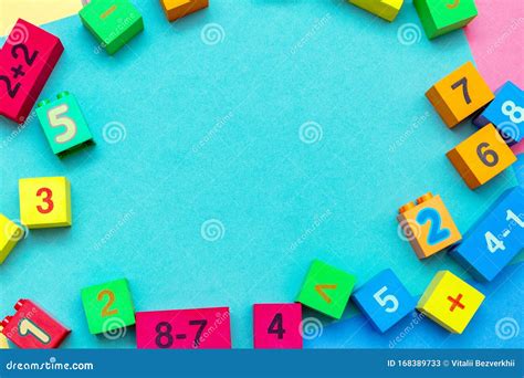 Child Kid Colorful Education Toys Cubes with Numbers Math Pattern ...