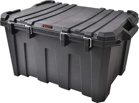 Tactix 135 Liter Heavy Duty Storage Box, Black, W 68.8 x H 51.2 x D 43. ...