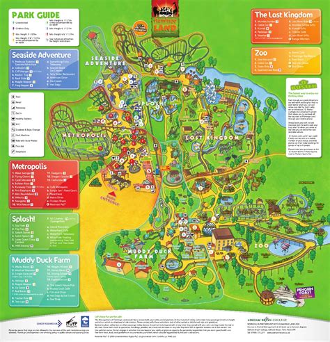 Flamingo Land Map Of Park