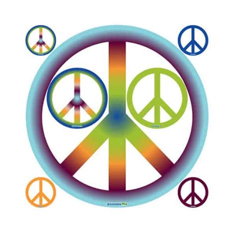 Peace Sign Wall Art | Peace Sign Wall Stickers