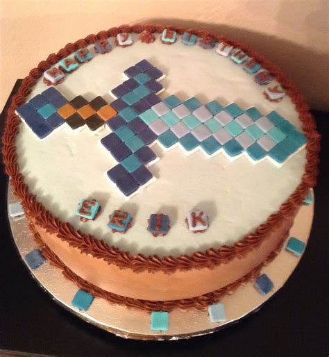 Minecraft sword cake | Cake, Halloween cakes, Girl cakes